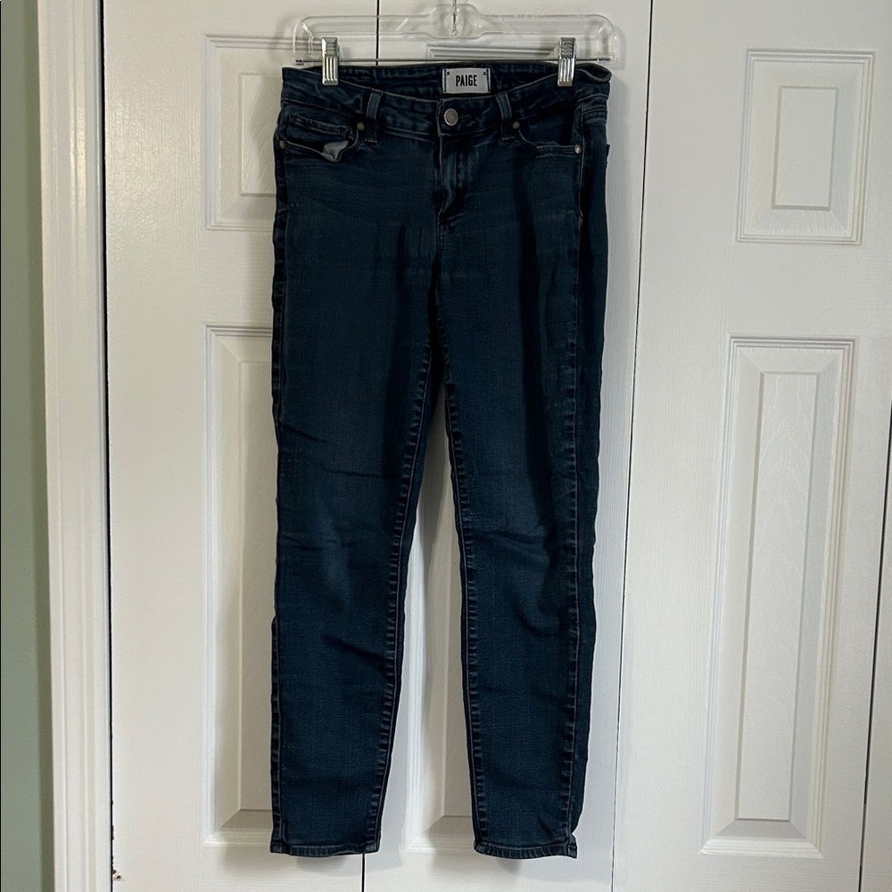 PAIGE Women's Deep Indigo Skinny Jeans